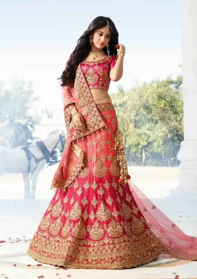 Picture of indian lehenga choli wedding designer pakistani ethnic 