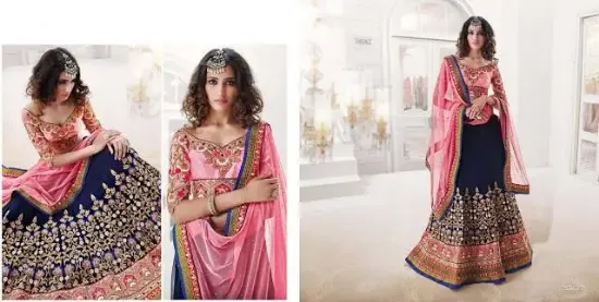 Picture of indian lehenga dress designer ethnic sari women bollyw,