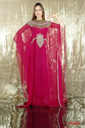 Picture of Wedding Gown 3/4 Sleeve,Takchita 2024,abaya,jilbab,kaft