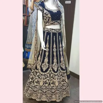 Picture of indian lehenga pakistani bridal wedding designer lehen,