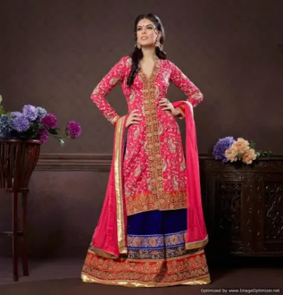 Picture of indian lehenga party designer pakistani indowestern bol