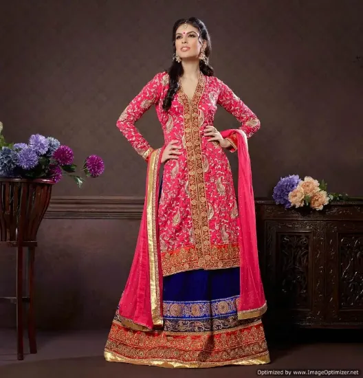 Picture of indian lehenga party designer pakistani indowestern bol