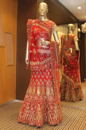 Picture of indian pakistani bollywood designer saree wedding party