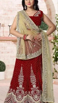 Picture of indian pakistani bollywood designer silk saree wedding 