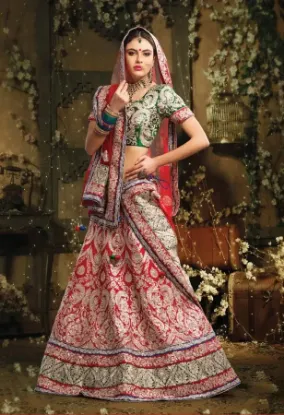 Picture of indian pakistani bridal lehenga ethnic designer leheng,