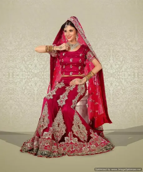 Picture of indian pakistani bridal lehenga ethnic designer leheng,