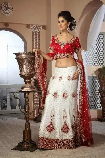 Picture of indian pakistani bridal lehenga ethnic designer leheng,