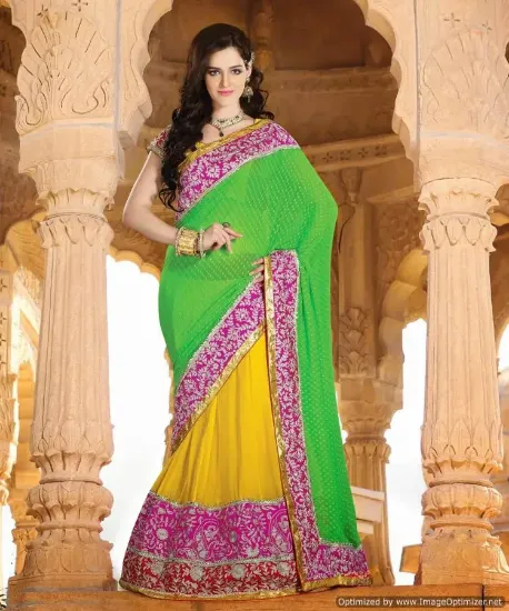 Picture of indian pakistani bridal lehenga ethnic designer leheng,