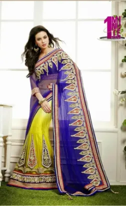 Picture of indian pakistani bridal lehenga ethnic designer leheng,