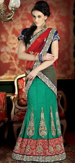 Picture of indian pakistani bridal lehenga ethnic designer lehenga