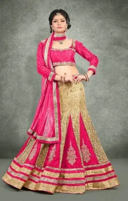 Picture of indian pakistani bridal lehenga ethnic designer lehenga