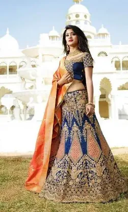 Picture of indian pakistani lehenga choli anarkali salwar kameez m