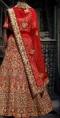 Picture of indian pakistani party wear wedding ethnic lehenga cho,