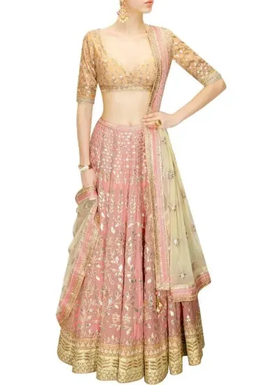 Picture of indian pakistani wedding lehenga choli designer lehenga