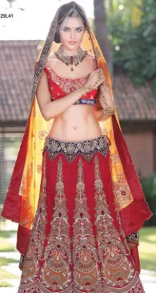 Picture of indian pakistani wedding lehenga choli designer lehenga