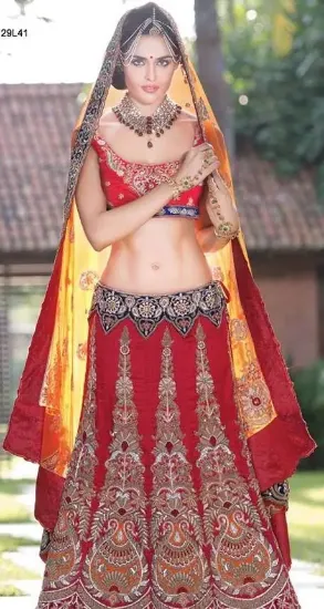 Picture of indian pakistani wedding lehenga choli designer lehenga