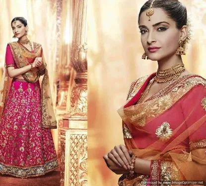 Picture of indian sari designer lehenga bollywood wear women dres,