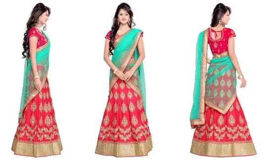 Picture of indian sari pakistani saree lehenga designer party wear