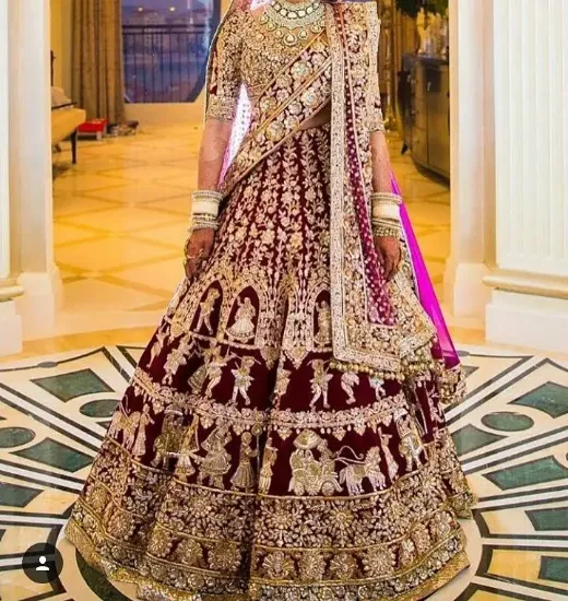 Picture of indian wedding cultural traditional designer party wear