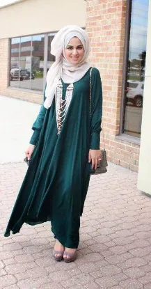 Picture of sixteenr hijab, dress fashion,abaya,jilbab,kaftan dre ,