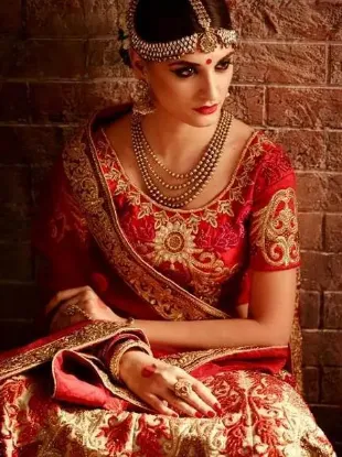 Picture of indian wedding lehenga designer party wear ethnic dress