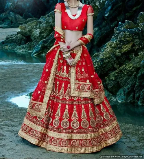 Picture of indian wedding wear lehengapakistani bridal designer le