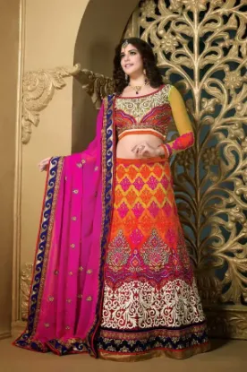 Picture of indian women wedding ethnic lehenga bollywood designer 