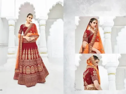 Picture of indian women wedding ethnic lehenga bollywood designer,