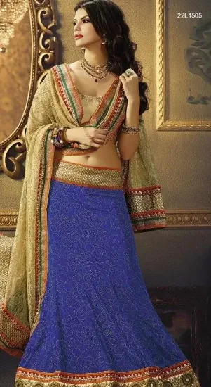 Picture of indian women wedding lehenga choli semi stitched festiv