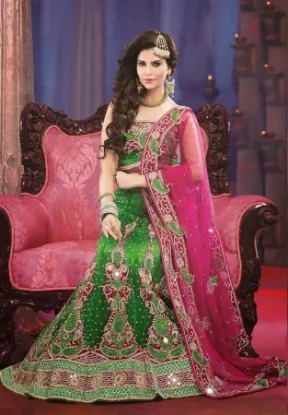 Picture of indianpakistanibollywood bridal net and viscous easy t,