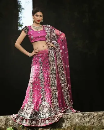 Picture of latest pakistani bridal lehenga 2024,lehenga 700chaniya