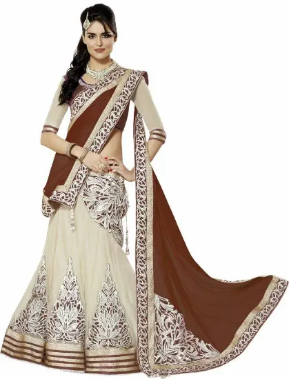 Picture of latest wedding girls wear bollywood design lehenga skir