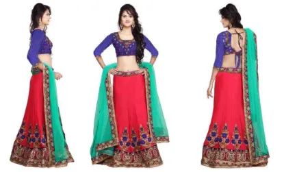 Picture of lehenga choli bollywood dress indian designer women wea