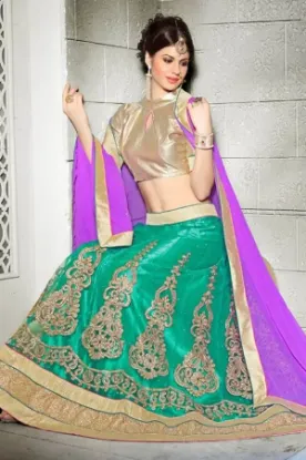 Picture of lehenga choli bollywood indian bridal wedding wear des,