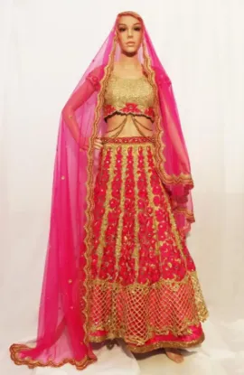 Picture of lehenga choli bollywood indian bridal wedding wear desi