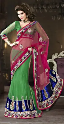 Picture of lehenga choli bollywood party wear wedding sari traditi