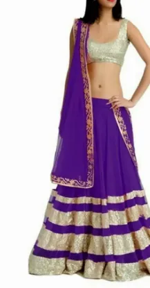 Picture of lehenga choli bollywood party wear wedding sari traditi