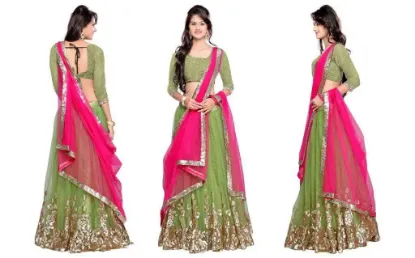 Picture of lehenga choli bridal indian western dress wedding wear 