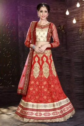 Picture of lehenga choli bridal party wedding indian wear pakista,