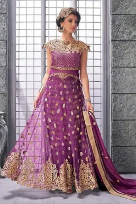 Picture of lehenga choli bridal wear modest maxi gown wedding part