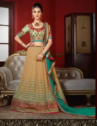 Picture of lehenga choli designer pakistani indian women party br,