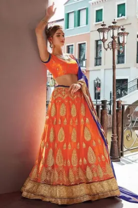 Picture of lehenga choli designer wedding indian bridal bollywood,