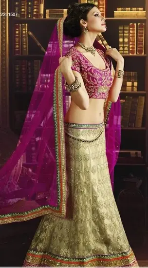 Picture of lehenga choli ethnic bollywood festival women indian pa