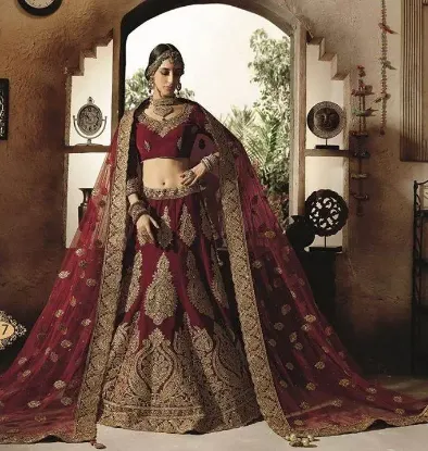 Picture of lehenga choli ethnic partywear traditional wedding wome