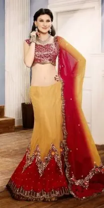 Picture of lehenga choli indian party wear bridal women wedding dr