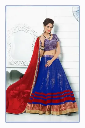 Picture of lehenga choli indian wedding ethnic women designer par,