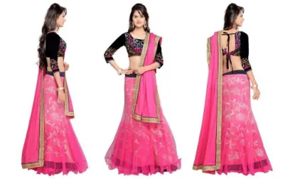 Picture of lehenga choli indian women dress wedding bridal bollywo