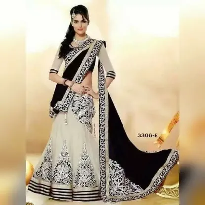 Picture of lehenga choli long designer bollywood designer indian ,