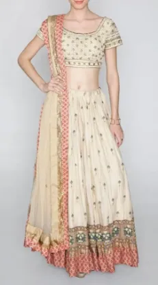 Picture of lehenga choli pakistani bollywood wedding party modest 