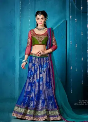 Picture of lehenga choli pakistani bollywood wedding party modest 